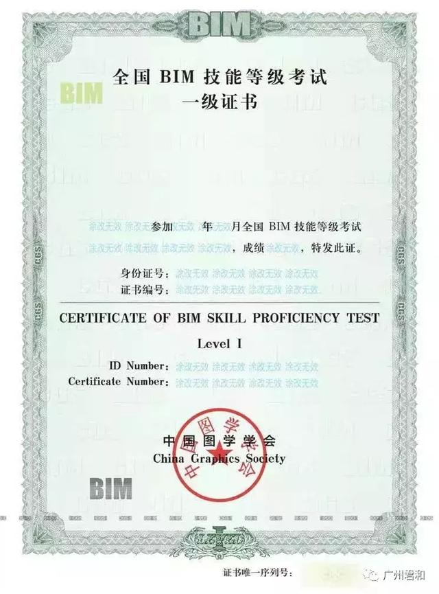 圖學(xué)會BIM技能等級考試，一級二級三級證書考試要求