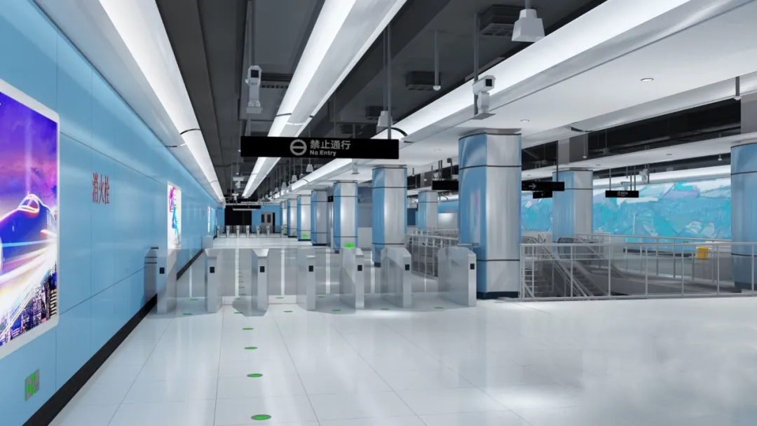 地鐵車站建模2