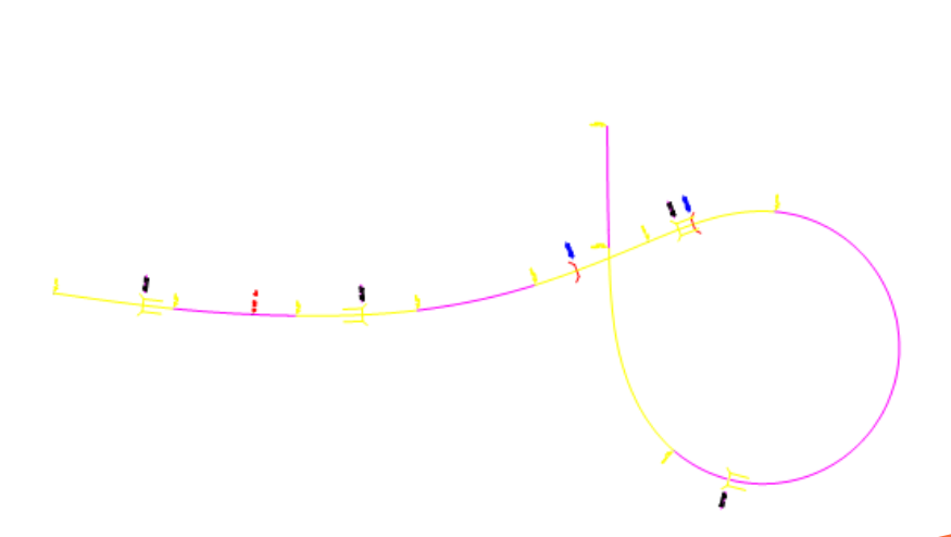 測(cè)量系統(tǒng)積木法線路平面顯示樣式3