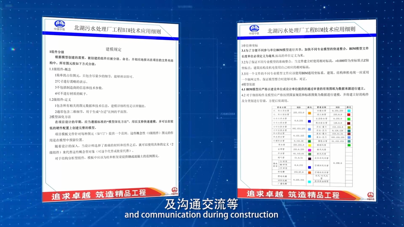 北湖污水處理廠-建模標(biāo)準(zhǔn)